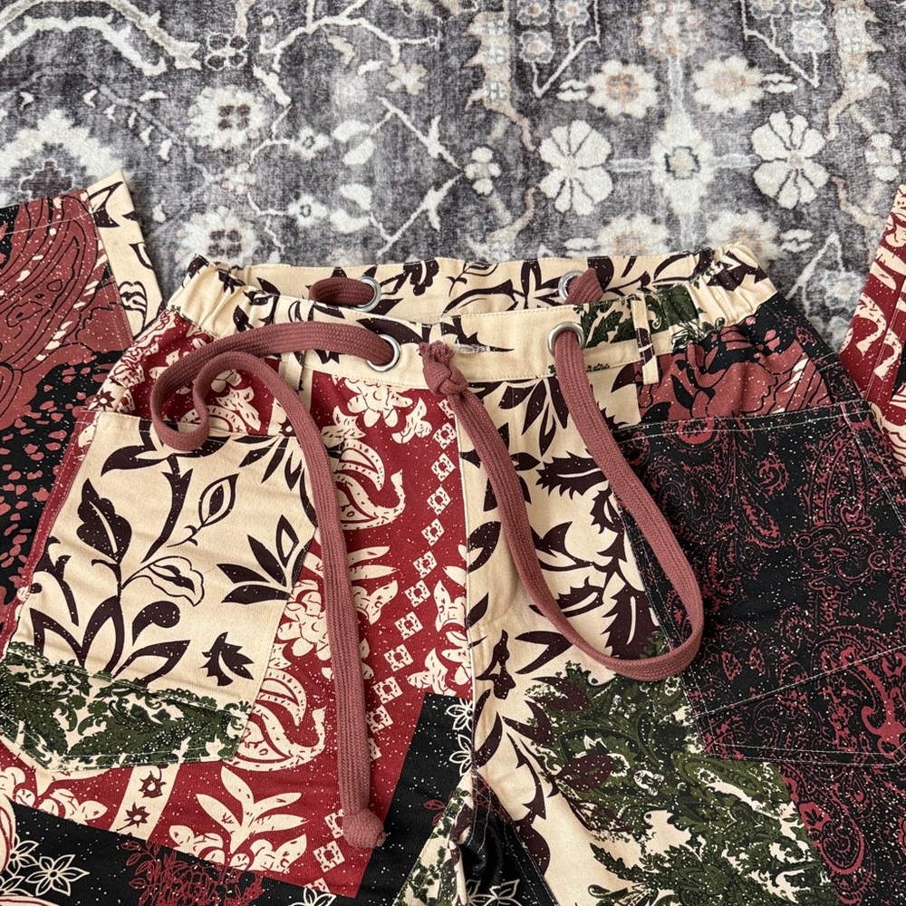 Amazon Multicolor Patchwork Barrel Pants - image 2